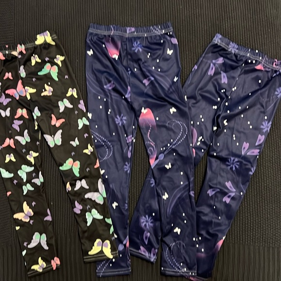 Bundle of 3 NWOT size 120 girls leggings, reposhing from bundle of 4 - Picture 1 of 1